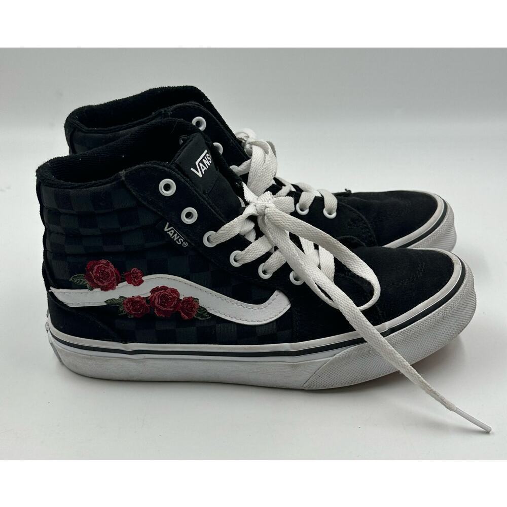 Vans Sk8 Filmore Hi Floral High-Top Shoes 721356 Missy Size 2 - Picture 2 of 5
